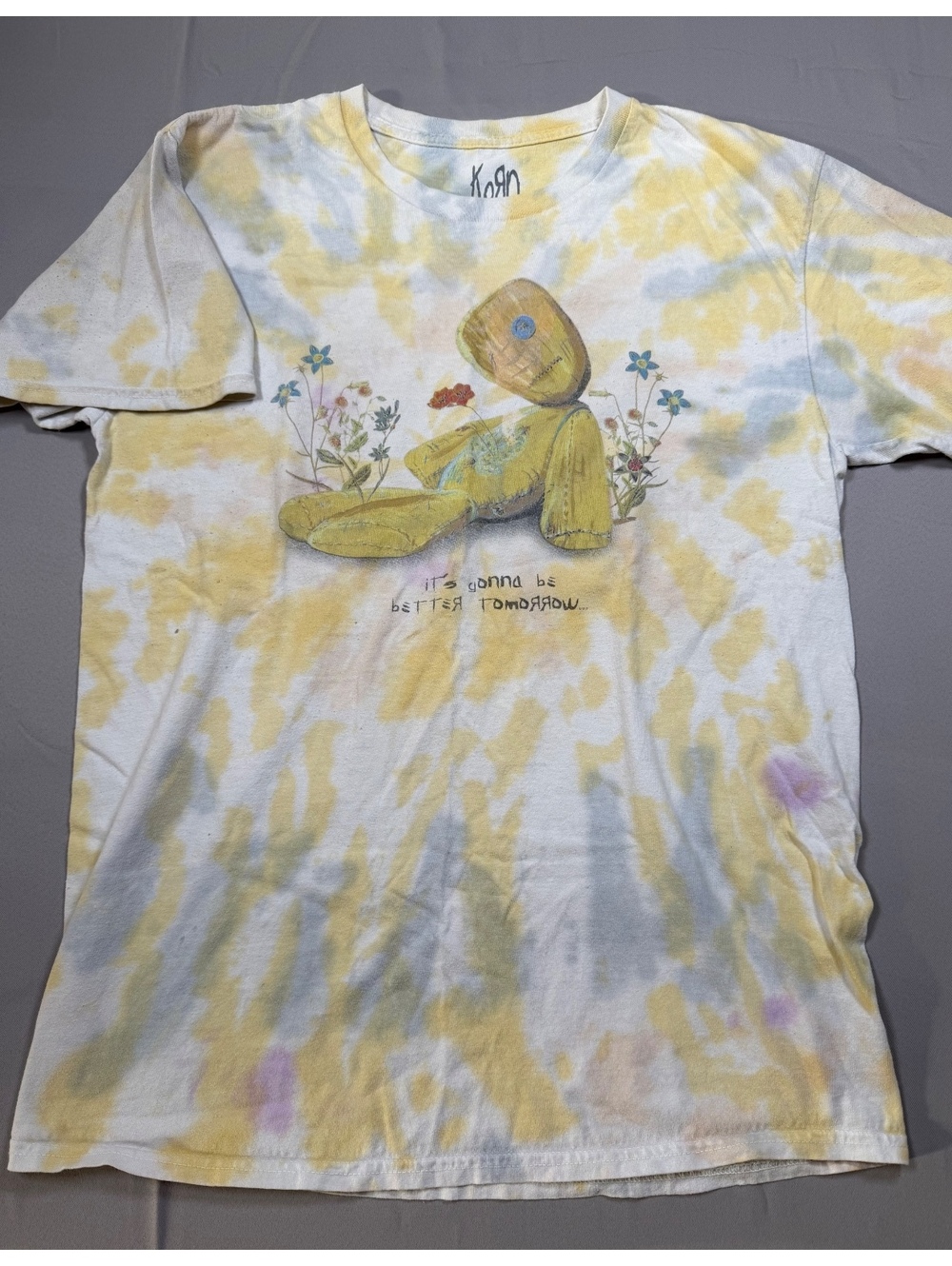 Korn It’s Gonna Be Better Tomorrow Tie Dye T Shirt Men’s Large Issues Nu Metal